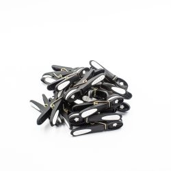 Tjklemme - Sort/Hvid